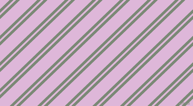 44 degree angles dual stripes line, 9 pixel line width, 6 and 40 pixels line spacing, dual two line striped seamless tileable