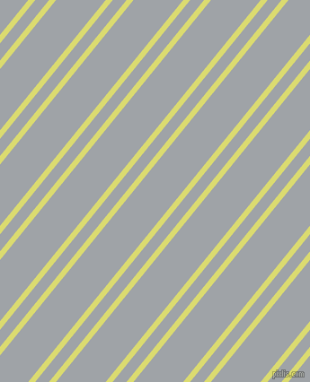 51 degree angle dual striped lines, 6 pixel lines width, 12 and 43 pixel line spacing, dual two line striped seamless tileable