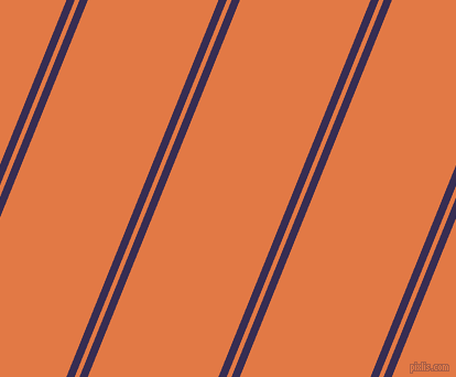 68 degree angles dual stripes line, 7 pixel line width, 4 and 110 pixels line spacing, dual two line striped seamless tileable