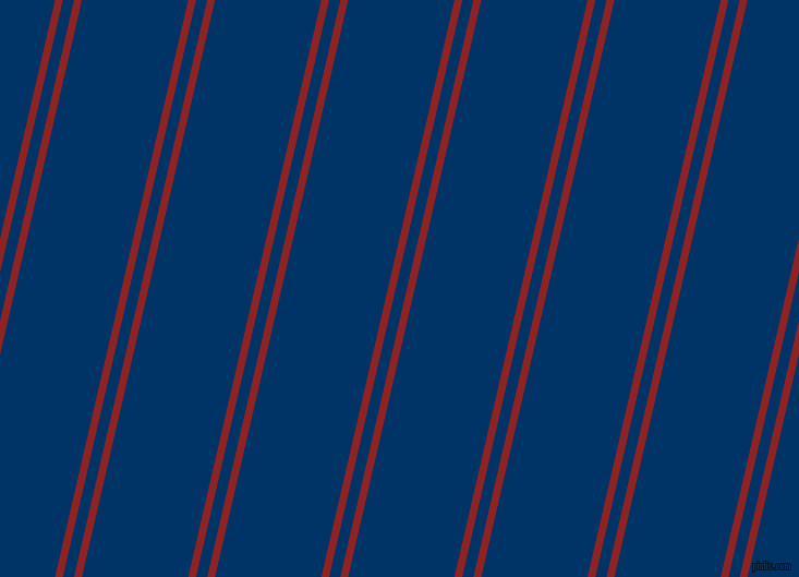 77 degree angles dual stripe line, 7 pixel line width, 10 and 95 pixels line spacing, dual two line striped seamless tileable