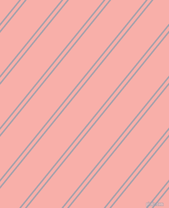 51 degree angles dual striped lines, 3 pixel lines width, 6 and 55 pixels line spacing, dual two line striped seamless tileable