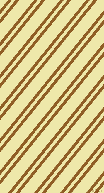 51 degree angle dual stripe line, 10 pixel line width, 10 and 39 pixel line spacing, Afghan Tan and Pale Goldenrod dual two line striped seamless tileable