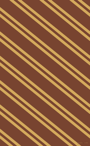 141 degree angles dual striped lines, 9 pixel lines width, 8 and 38 pixels line spacing, Apache and Cumin dual two line striped seamless tileable