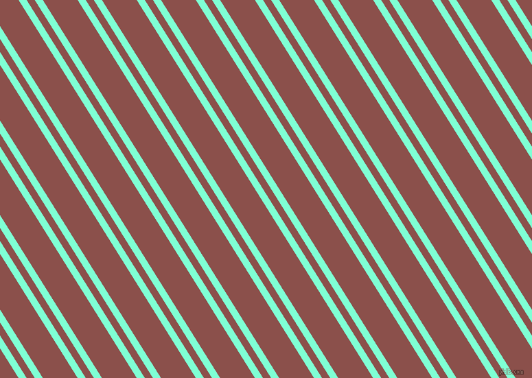 122 degree angles dual striped line, 10 pixel line width, 10 and 43 pixels line spacing, Aquamarine and Lotus dual two line striped seamless tileable