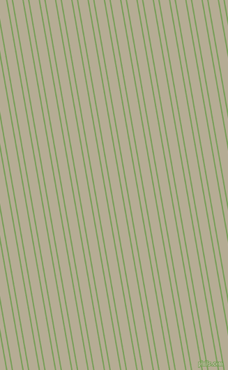 100 degree angle dual stripes line, 2 pixel line width, 6 and 13 pixel line spacing, Asparagus and Bison Hide dual two line striped seamless tileable