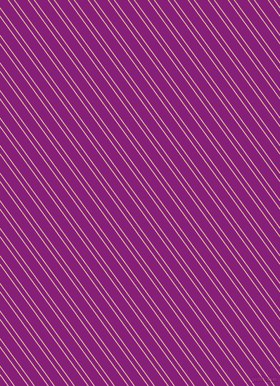 126 degree angle dual striped lines, 1 pixel lines width, 6 and 15 pixel line spacing, Banana Mania and Dark Purple dual two line striped seamless tileable