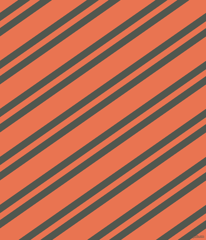 35 degree angle dual striped line, 22 pixel line width, 18 and 64 pixel line spacing, Battleship Grey and Burnt Sienna dual two line striped seamless tileable