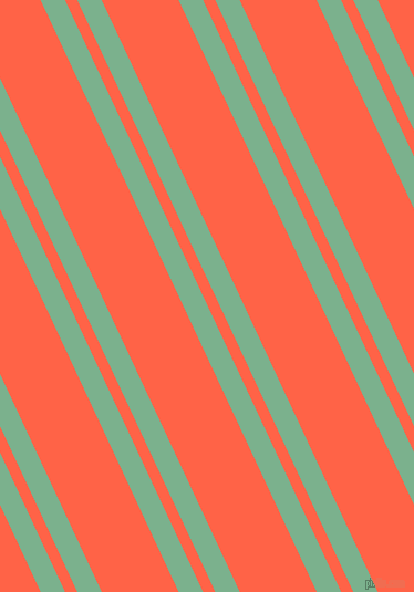 115 degree angles dual stripe lines, 20 pixel lines width, 10 and 63 pixels line spacing, Bay Leaf and Tomato dual two line striped seamless tileable