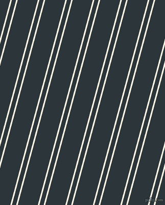 75 degree angle dual striped lines, 3 pixel lines width, 8 and 38 pixel line spacing, Bianca and Gunmetal dual two line striped seamless tileable