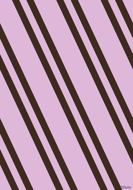 115 degree angle dual stripe line, 22 pixel line width, 22 and 69 pixel line spacing, Bistre and French Lilac dual two line striped seamless tileable