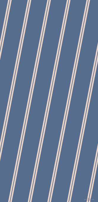 79 degree angle dual stripes line, 5 pixel line width, 2 and 53 pixel line spacing, Bizarre and Kashmir Blue dual two line striped seamless tileable