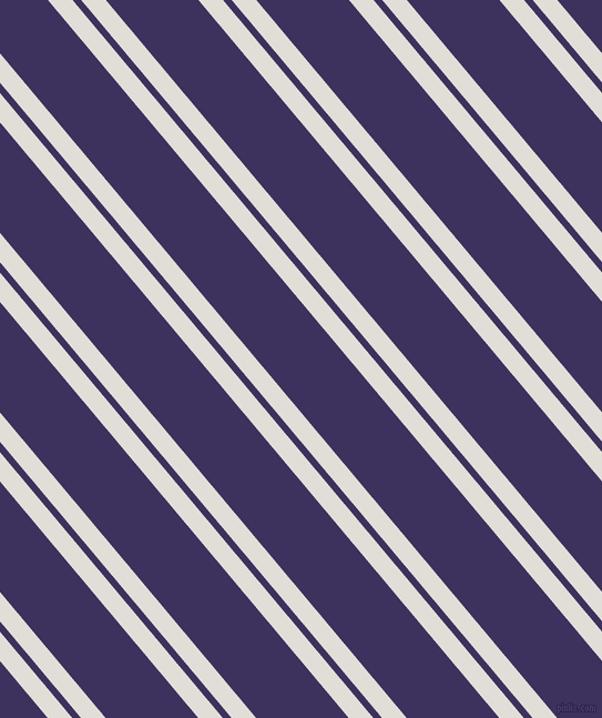 130 degree angle dual stripes line, 17 pixel line width, 6 and 64 pixel line spacing, Black Haze and Jacarta dual two line striped seamless tileable