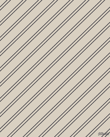 44 degree angle dual stripe lines, 2 pixel lines width, 6 and 27 pixel line spacing, Black Marlin and Blanc dual two line striped seamless tileable