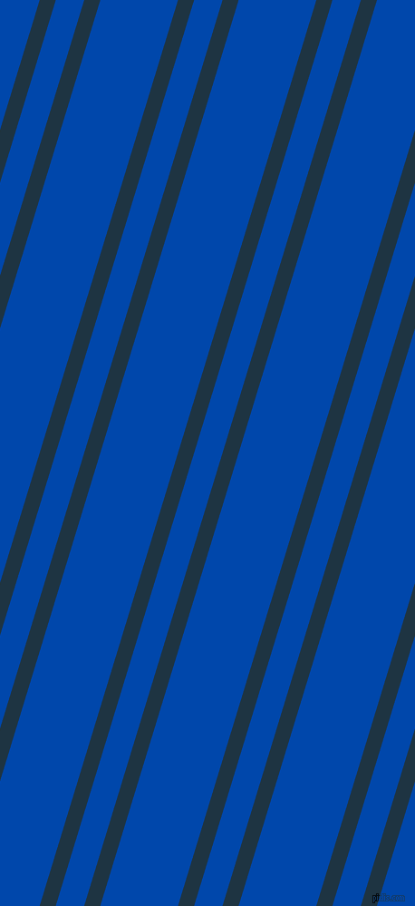 73 degree angles dual stripe line, 17 pixel line width, 30 and 82 pixels line spacing, Blue Whale and Cobalt dual two line striped seamless tileable
