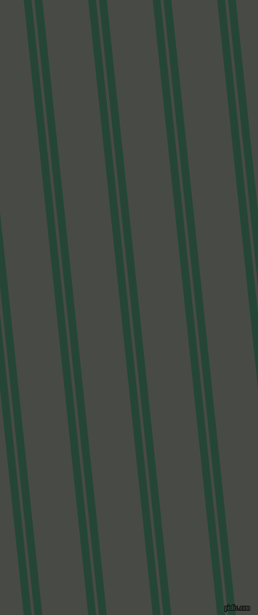 96 degree angles dual striped lines, 11 pixel lines width, 4 and 64 pixels line spacing, Bottle Green and Armadillo dual two line striped seamless tileable