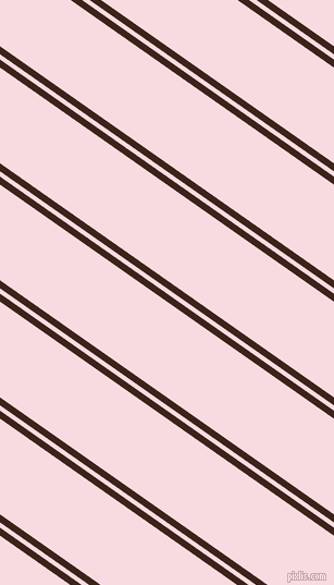 145 degree angles dual stripes line, 6 pixel line width, 4 and 72 pixels line spacing, Brown Pod and Carousel Pink dual two line striped seamless tileable