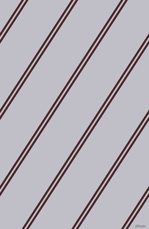 57 degree angle dual striped lines, 7 pixel lines width, 6 and 124 pixel line spacing, Bulgarian Rose and Ghost dual two line striped seamless tileable
