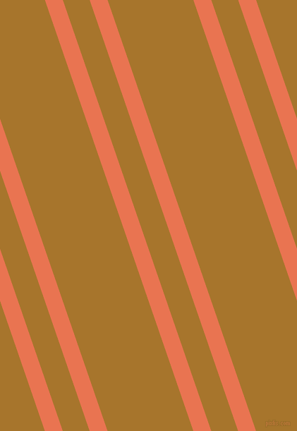 109 degree angle dual stripes lines, 24 pixel lines width, 36 and 115 pixel line spacing, Burnt Sienna and Hot Toddy dual two line striped seamless tileable