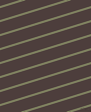 17 degree angle dual striped lines, 2 pixel lines width, 2 and 46 pixel line spacing, Caper and Crater Brown dual two line striped seamless tileable