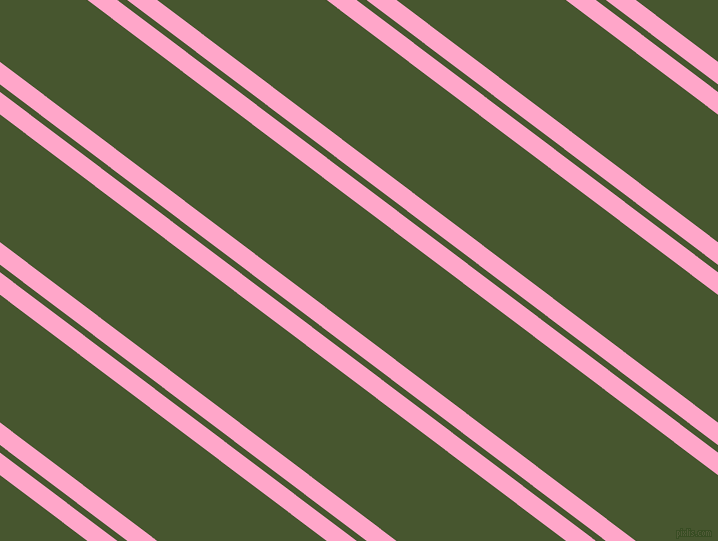 143 degree angle dual striped line, 18 pixel line width, 6 and 102 pixel line spacing, Carnation Pink and Clover dual two line striped seamless tileable