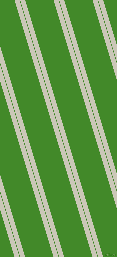 107 degree angles dual stripes lines, 17 pixel lines width, 2 and 96 pixels line spacing, Chrome White and La Palma dual two line striped seamless tileable