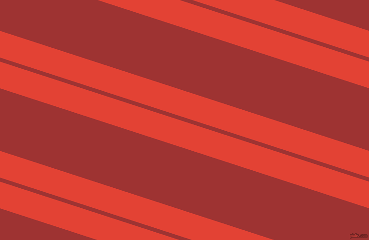 162 degree angles dual stripes lines, 52 pixel lines width, 8 and 122 pixels line spacing, Cinnabar and Milano Red dual two line striped seamless tileable