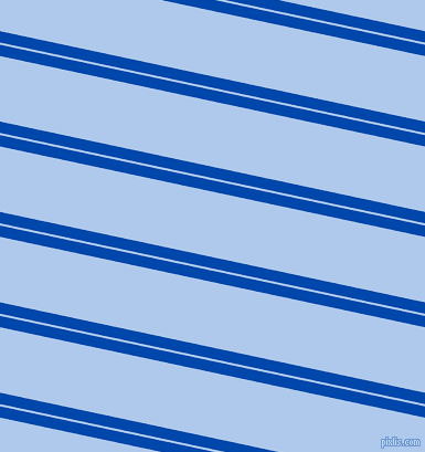 168 degree angle dual stripes line, 10 pixel line width, 2 and 58 pixel line spacing, Cobalt and Tropical Blue dual two line striped seamless tileable