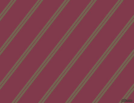 52 degree angle dual stripe line, 6 pixel line width, 2 and 56 pixel line spacing, Coffee and Camelot dual two line striped seamless tileable