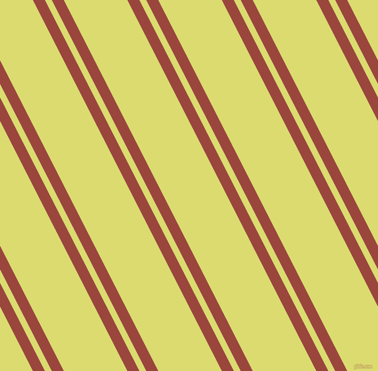 117 degree angles dual stripe lines, 21 pixel lines width, 12 and 111 pixels line spacing, Cognac and Goldenrod dual two line striped seamless tileable