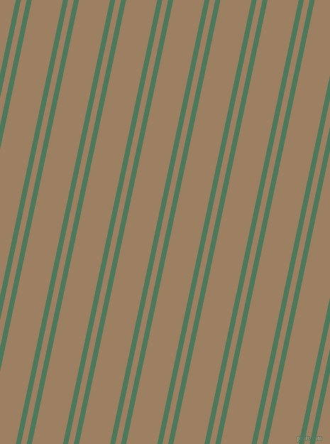 78 degree angle dual stripe line, 7 pixel line width, 8 and 43 pixel line spacing, Como and Sorrell Brown dual two line striped seamless tileable