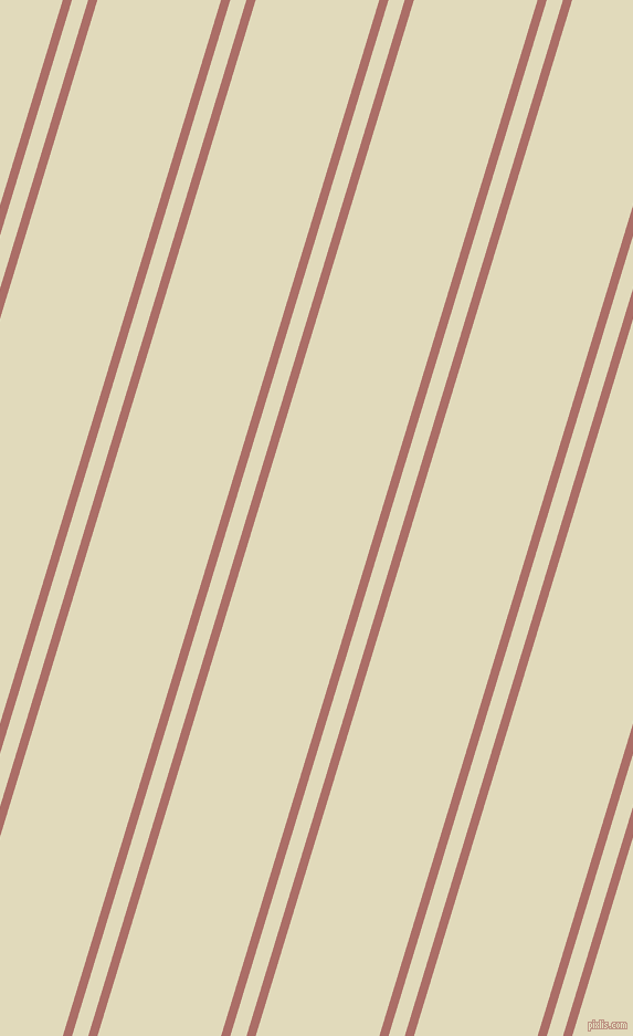 73 degree angle dual striped line, 8 pixel line width, 14 and 107 pixel line spacing, Coral Tree and Coconut Cream dual two line striped seamless tileable