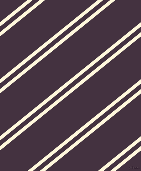 39 degree angles dual stripes lines, 11 pixel lines width, 14 and 108 pixels line spacing, Corn Silk and Voodoo dual two line striped seamless tileable