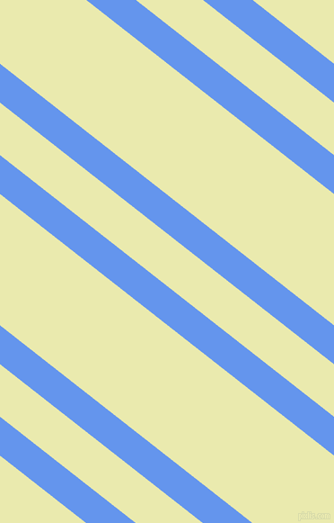 142 degree angles dual stripe lines, 34 pixel lines width, 46 and 115 pixels line spacing, Cornflower Blue and Medium Goldenrod dual two line striped seamless tileable