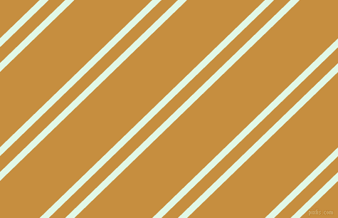 44 degree angles dual striped line, 9 pixel line width, 16 and 76 pixels line spacing, Cosmic Latte and Anzac dual two line striped seamless tileable