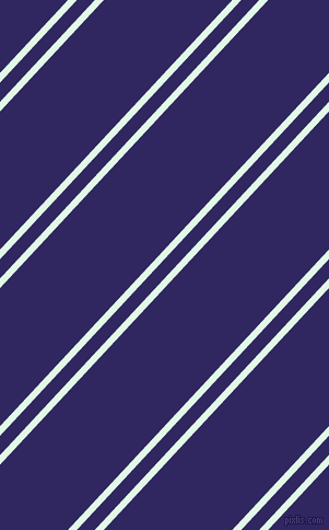 47 degree angle dual stripes line, 6 pixel line width, 12 and 86 pixel line spacing, Cosmic Latte and Paris M dual two line striped seamless tileable