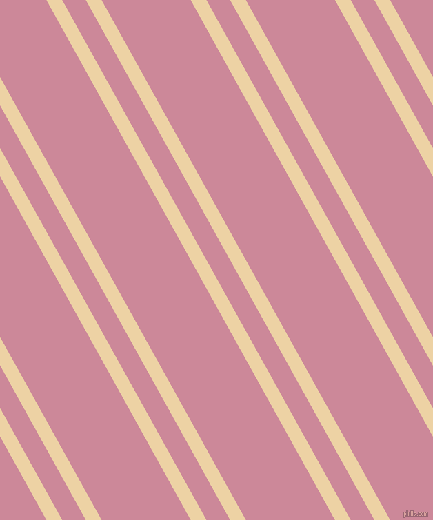 119 degree angle dual stripes line, 20 pixel line width, 30 and 113 pixel line spacing, Dairy Cream and Puce dual two line striped seamless tileable