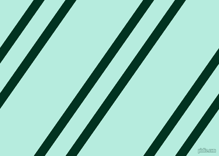 55 degree angle dual stripes line, 18 pixel line width, 34 and 109 pixel line spacing, Dark Green and Water Leaf dual two line striped seamless tileable
