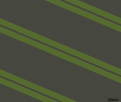 157 degree angle dual stripe lines, 20 pixel lines width, 6 and 118 pixel line spacing, Dark Olive Green and Heavy Metal dual two line striped seamless tileable