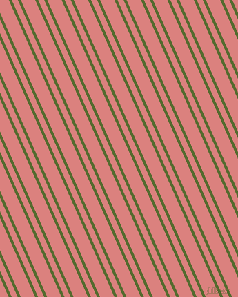 114 degree angles dual striped line, 4 pixel line width, 8 and 19 pixels line spacing, Dark Olive Green and Sea Pink dual two line striped seamless tileable