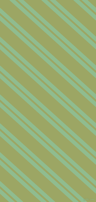 138 degree angle dual stripes lines, 13 pixel lines width, 6 and 40 pixel line spacingDark Sea Green and Green Smoke dual two line striped seamless tileable