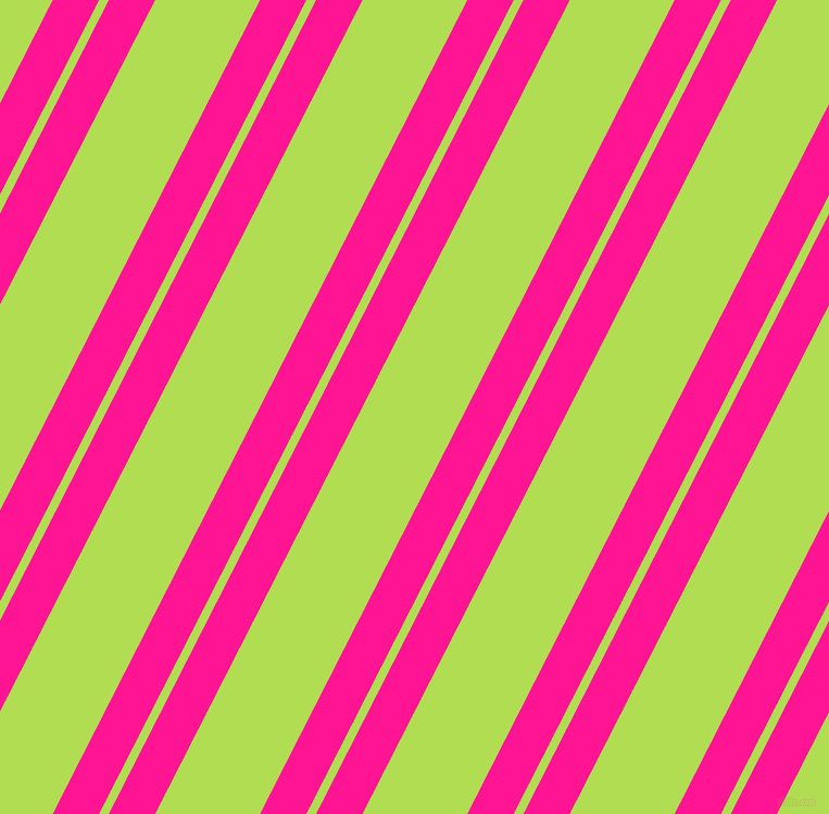 63 degree angle dual stripes line, 38 pixel line width, 8 and 86 pixel line spacing, Deep Pink and Conifer dual two line striped seamless tileable