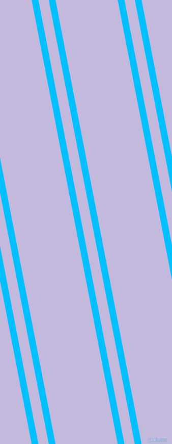 101 degree angle dual striped line, 13 pixel line width, 20 and 120 pixel line spacing, Deep Sky Blue and Melrose dual two line striped seamless tileable