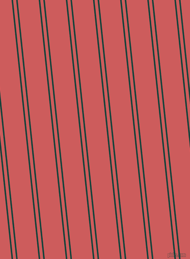 96 degree angles dual striped line, 3 pixel line width, 6 and 41 pixels line spacing, Deep Teal and Indian Red dual two line striped seamless tileable