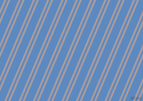 67 degree angle dual stripe line, 6 pixel line width, 6 and 25 pixel line spacing, Dusty Grey and Danube dual two line striped seamless tileable