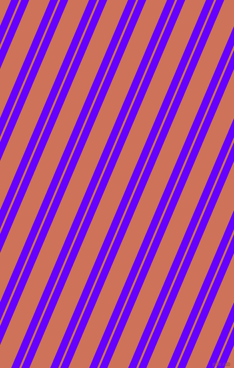 67 degree angle dual stripe line, 15 pixel line width, 4 and 39 pixel line spacing, Electric Indigo and Japonica dual two line striped seamless tileable