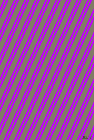 66 degree angles dual stripes line, 6 pixel line width, 4 and 17 pixels line spacing, Electric Purple and Arrowtown dual two line striped seamless tileable