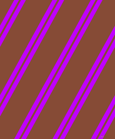61 degree angle dual stripe lines, 14 pixel lines width, 6 and 77 pixel line spacing, Electric Purple and Paarl dual two line striped seamless tileable