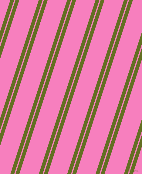 72 degree angles dual stripes line, 12 pixel line width, 4 and 61 pixels line spacing, Fiji Green and Persian Pink dual two line striped seamless tileable