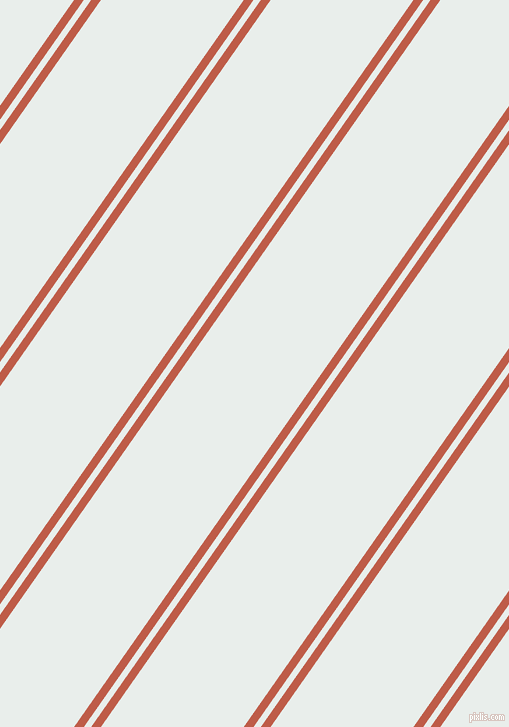 55 degree angle dual striped line, 8 pixel line width, 6 and 117 pixel line spacing, Flame Pea and Lily White dual two line striped seamless tileable