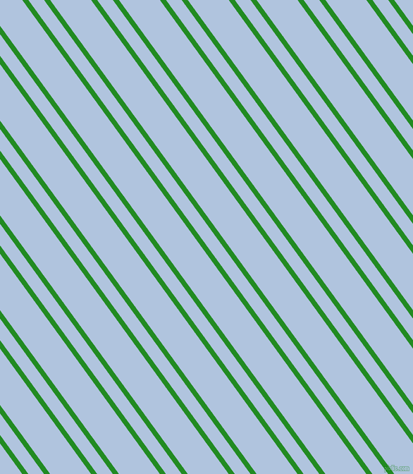126 degree angle dual stripes line, 7 pixel line width, 18 and 47 pixel line spacing, Forest Green and Light Steel Blue dual two line striped seamless tileable